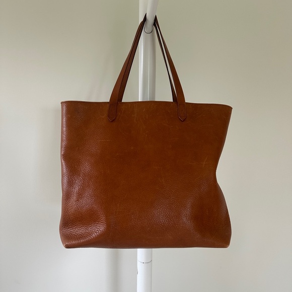 Madewell Handbags - Madewell Brown Leather Tote Bag